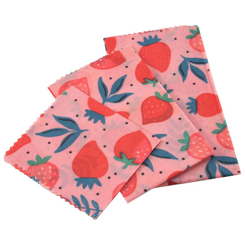 Beeswax Wrap Reusable - A01F-1Set Enveloppe alimentaire réutilisable en cire