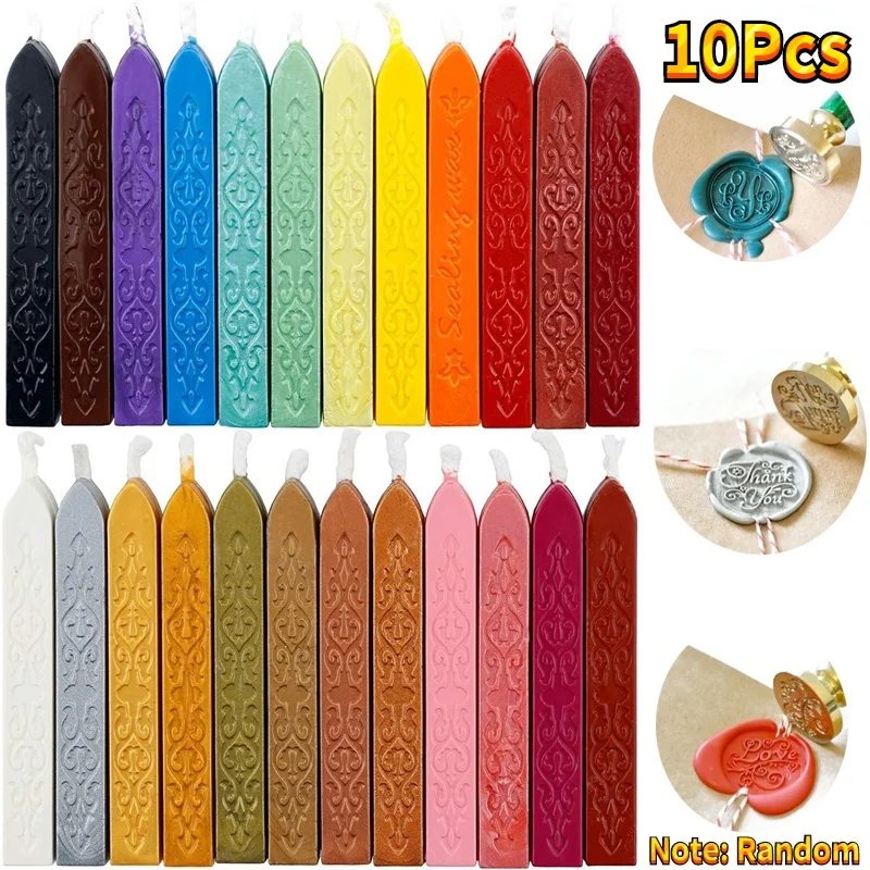 Beeswax Wrap Reusable - Bâtons de cire à cacheter, 10