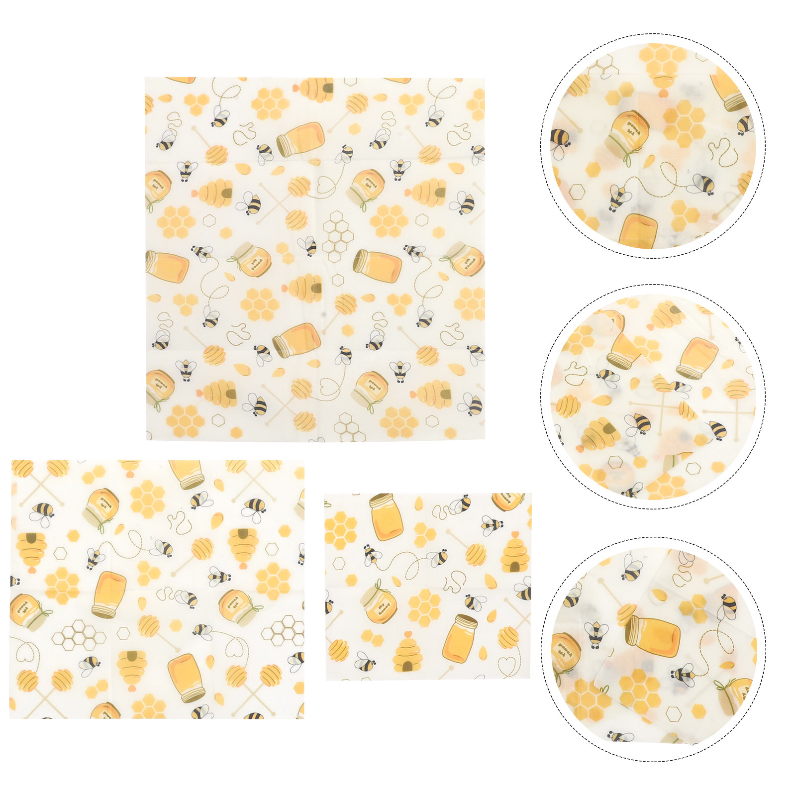 3 pièces d'emballages alimenta - Beeswax Wrap Reusable avis et prix